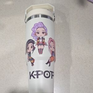 KPOP Themed White Travel Mug